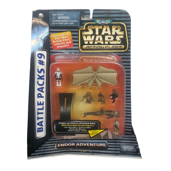Star Wars Other - Star Wars Action Fleet Battle Pack #9 Hang Glider and Speeder Bike